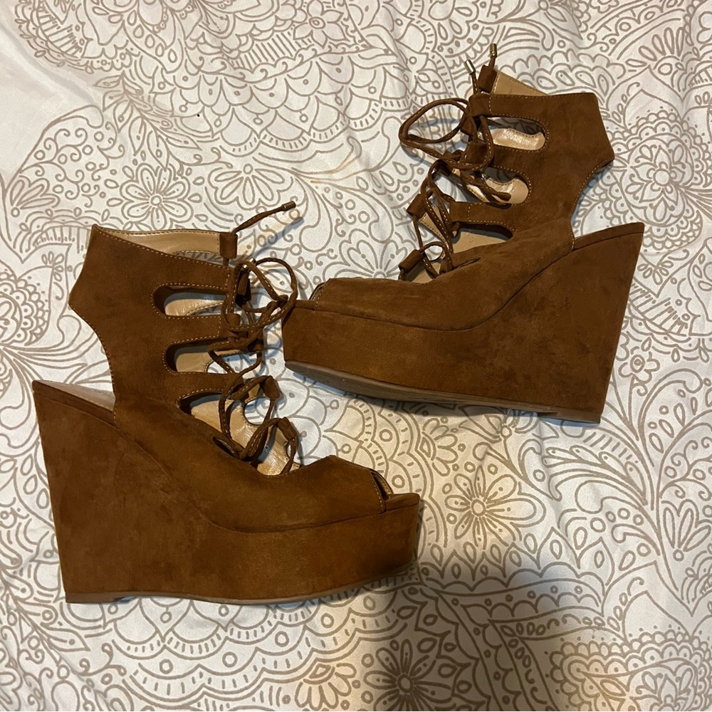 Aldo | Lace up wedges